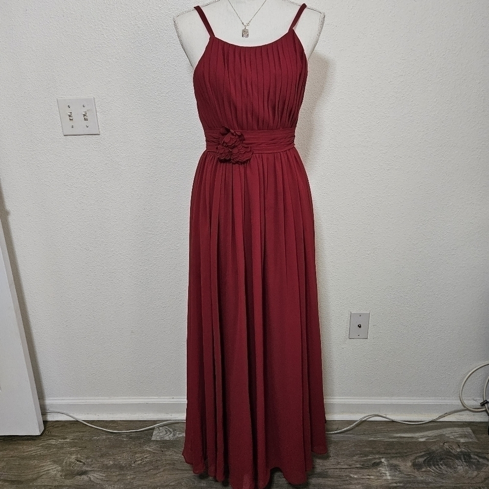Azazie rose details maxi dress see description for sizing